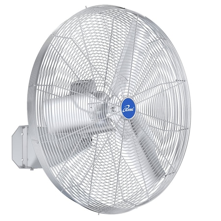 Iliving Washdown Fan, Wall Mount, 24 in Blade Dia, 115/230V ILG8WD24-1W